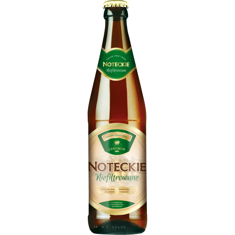 Piwo Noteckie Jasne Niefiltrowane 0,5 l